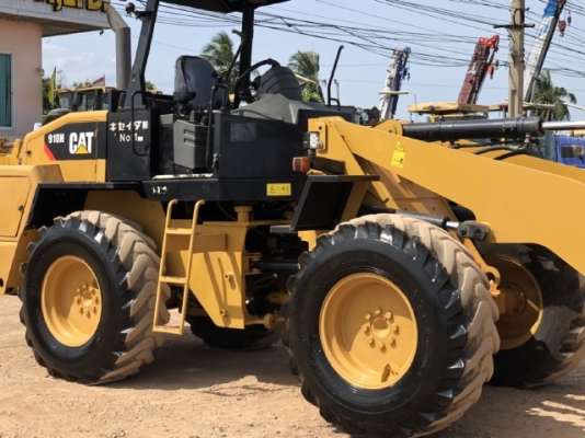 ขายรถตักล้อยาง CAT 910H (เทียบเท่า WA100-6) ปี 2012 แขนยาวพิเศษ นำเข้าเองจากญี่ปุ่น สภาพสวยพร้อมใช้  มีVDOครับ