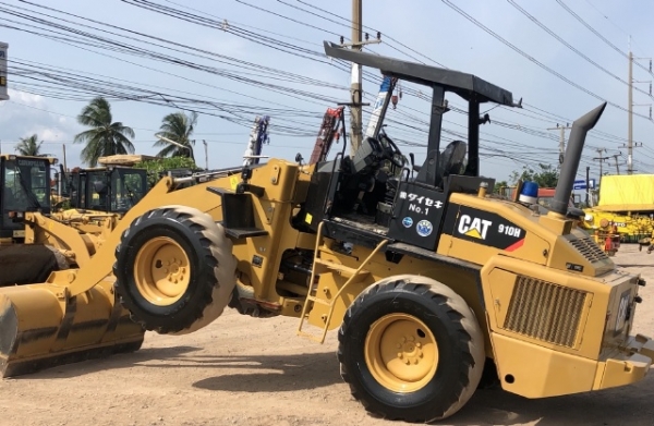 ขายรถตักล้อยาง CAT 910H (เทียบเท่า WA100-6) ปี 2012 แขนยาวพิเศษ นำเข้าเองจากญี่ปุ่น สภาพสวยพร้อมใช้  มีVDOครับ