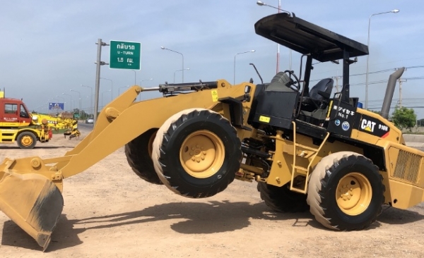 ขายรถตักล้อยาง CAT 910H (เทียบเท่า WA100-6) ปี 2012 แขนยาวพิเศษ นำเข้าเองจากญี่ปุ่น สภาพสวยพร้อมใช้  มีVDOครับ