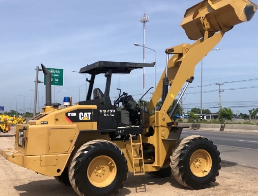 ขายรถตักล้อยาง CAT 910H (เทียบเท่า WA100-6) ปี 2012 แขนยาวพิเศษ นำเข้าเองจากญี่ปุ่น สภาพสวยพร้อมใช้  มีVDOครับ