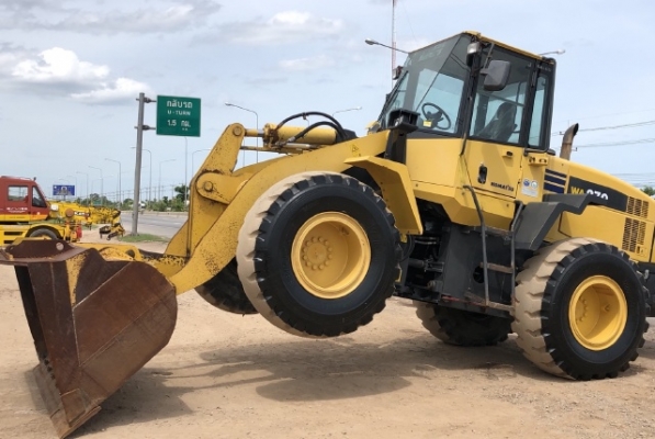 ขายรถตักล้อยาง KOMATSU WA270-5 นำเข้าเองจากญี่ปุ่น สภาพสวยพร้อมใช้ มีVDOการทำงานครับ
