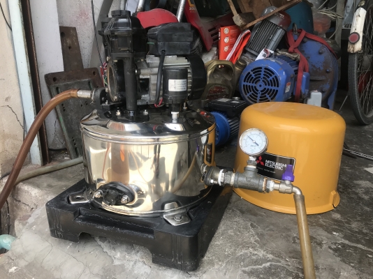 ขายปั๊มน้ำอัตโนมัติ Mitsubishi 150W เบิกถังสแตนเลสของใหม่ พร้อมฝาครอบของใหม่ สภาพดี หมุนนิ่ม ตรวจเช็คแรงดันเรียบร้อย ไม่มีรั่วซึม พร้อมใช้งาน ราคา 3,300 บาทพร้อมส่ง