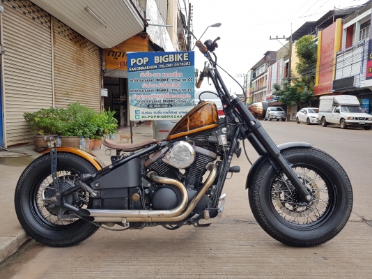 ขาย KAWASAKI VULCAN400 แต่งOLD SCHOOL แต่งล้อโตสวยๆ พร้อมใช้งาน อินวอยส์ สรรพสามิตร ราคา 79500 บาท ส