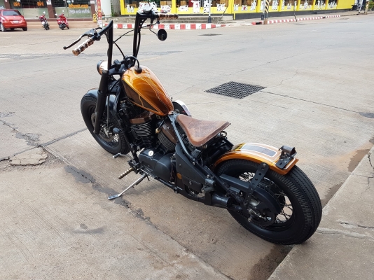 ขาย KAWASAKI VULCAN400 แต่งOLD SCHOOL แต่งล้อโตสวยๆ พร้อมใช้งาน อินวอยส์ สรรพสามิตร ราคา 79500 บาท ส