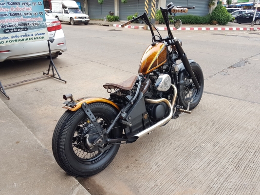 ขาย KAWASAKI VULCAN400 แต่งOLD SCHOOL แต่งล้อโตสวยๆ พร้อมใช้งาน อินวอยส์ สรรพสามิตร ราคา 79500 บาท ส