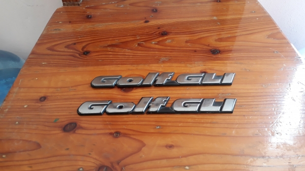 เพลทโลโก้ Golf GLI แท้ เพลทโลโก้ Golf GLI แท้