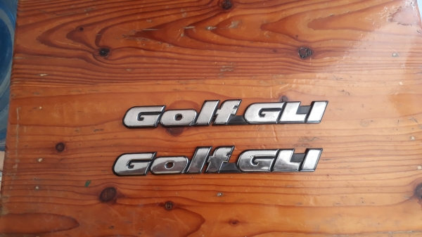 เพลทโลโก้ Golf GLI แท้