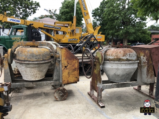 (ปิดการขาย) โม่ผสมปูน ไม่มีมอเตอร์ รุ่นเก่าเหล็กแกร่ง พร้อมใช้งาน (ปิดการขาย) โม่ผสมปูน ไม่มีมอเตอร์ รุ่นเก่าเหล็กแกร่ง พร้อมใช้งาน