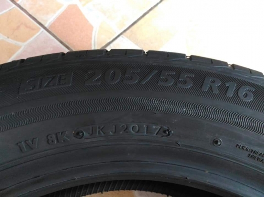 ยางใหม่ตกปี Bridgestone Ecopia EP300  205/55R16 ผลิตกลางปี 2017 มีประกัน ทั้งชุด 7,800.-Net ใส่ถ่วงฟรี รับบัตร ส่งทั่วไทย