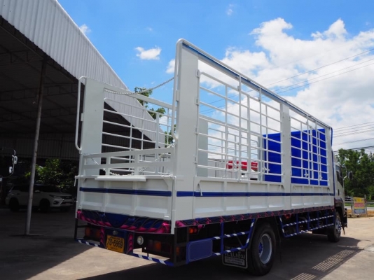 ISUZU FTR240 Euro 3 ปี 58 หกล้อกระบะเหล็กความยาว 7.60 เมตร เบรคทิฟฟี่ ยางดี ทะเบียนพร้อม