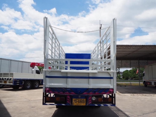 ISUZU FTR240 Euro 3 ปี 58 หกล้อกระบะเหล็กความยาว 7.60 เมตร เบรคทิฟฟี่ ยางดี ทะเบียนพร้อม