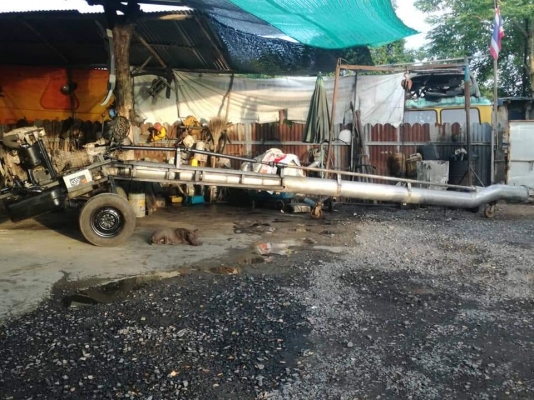 เครื่องสูบน้ำพร้อมท่อเลสหน้า10 พร้อมใช้งาน