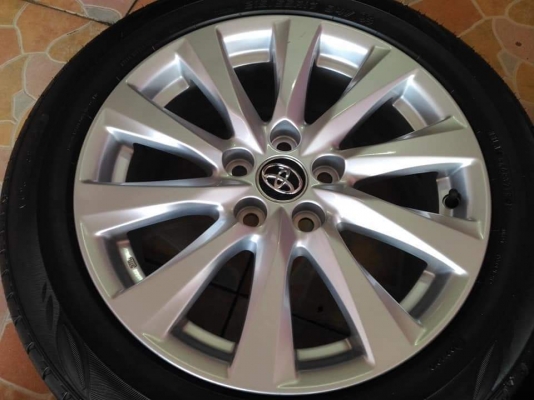 ล้อแม็ก Toyota Camry 2019 ขอบ 17 พร้อมยาง Dunlop Enasave EC300+ 215/55R17 ผลิตปี 2018 สวย พร้อมใช้ ขายถูกๆ ทั้งชุด 18900.- *** ใส่ฟรี รับเทิร์น รับบัตรเครดิตทุกธนาคาร ส่งได้ทั่วไทย ล้อแม็ก Toyota Camry 2019 ขอบ 17 พร้อมยาง Dunlop Enasave EC300+ 215/55R17 ผลิตปี 2018 สวย พร้อมใช้ ขายถูกๆ ทั้งชุด 18900.- *** ใส่ฟรี รับเทิร์น รับบัตรเครดิตทุกธนาคาร ส่งได้ทั่วไทย