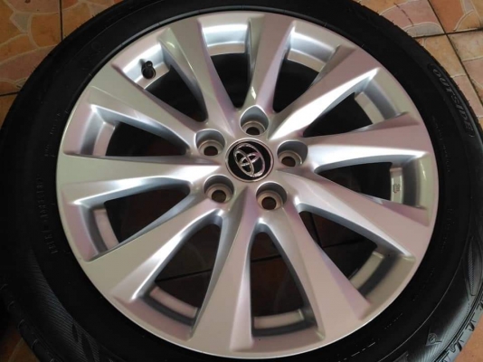 ล้อแม็ก Toyota Camry 2019 ขอบ 17 พร้อมยาง Dunlop Enasave EC300+ 215/55R17 ผลิตปี 2018 สวย พร้อมใช้ ขายถูกๆ ทั้งชุด 18900.- *** ใส่ฟรี รับเทิร์น รับบัตรเครดิตทุกธนาคาร ส่งได้ทั่วไทย ล้อแม็ก Toyota Camry 2019 ขอบ 17 พร้อมยาง Dunlop Enasave EC300+ 215/55R17 ผลิตปี 2018 สวย พร้อมใช้ ขายถูกๆ ทั้งชุด 18900.- *** ใส่ฟรี รับเทิร์น รับบัตรเครดิตทุกธนาคาร ส่งได้ทั่วไทย