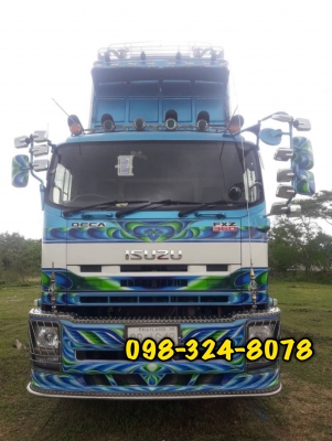 Isuzu 360 แรง ปี 57 ยูโร3 แม่ลูกกระบะดัมพ์สหะกิจ แม่ยาว 6.20 เมตร ลูกยาว 7 เมตร กว้าง 2.45 เมตร สูง Isuzu 360 แรง ปี 57 ยูโร3 แม่ลูกกระบะดัมพ์สหะกิจ แม่ยาว 6.20 เมตร ลูกยาว 7 เมตร กว้าง 2.45 เมตร สูง