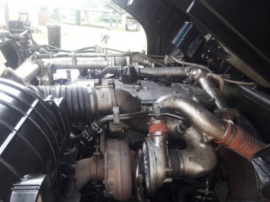 Isuzu 360 แรง ปี 57 ยูโร3 แม่ลูกกระบะดัมพ์สหะกิจ แม่ยาว 6.20 เมตร ลูกยาว 7 เมตร กว้าง 2.45 เมตร สูง 
