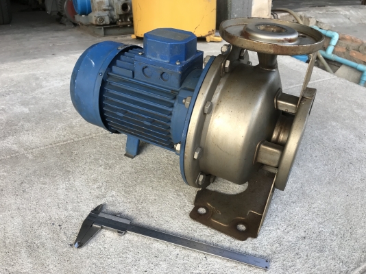 ขายปั๊มน้ำหอยโข่งหัวปั๊มสแตนเลส Ebara 2HP. 380V made in Italy ขนาดเข้า 2นิ้ว ออก 1.2นิ้ว สภาพสวยเดิมๆ หมุนนิ่ม พร้อมใช้งาน