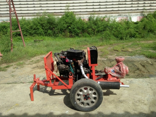 เครื่องสูบน้ำแรงดันสูงเข้า4"ออก4"เครื่องยนต์ดีเซล