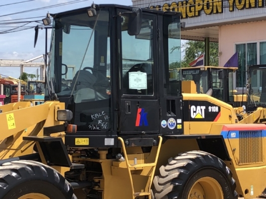 ขายรถตักล้อยาง CAT 910H (เทียบเท่า WA100-6) ปี 2013 นำเข้าเองจากญี่ปุ่น สภาพสวยพร้อมใช้ มีVDOการทำงานครับ