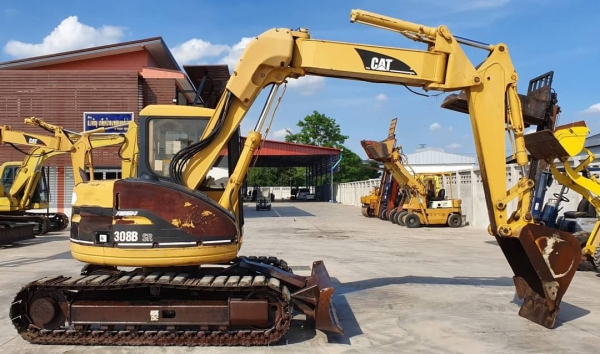 ขายด่วนรถแบคโฮCAT308-Bรถนอกเพิ่งนำเข้าจากญี่ปุ่นเดิมๆออโต้คันเร่งเต่าต่ายช้วโม่งทำงานแค่3,591ชั่วโม่งยังไม่เคยใช้งานในเมืองไทยเลย
