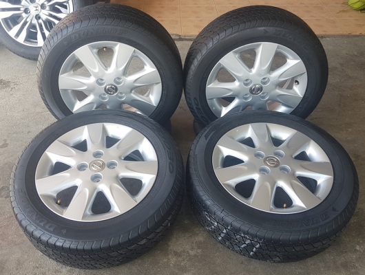 ขายล้อNISSAN March15 ยาง185/60/15 ปี 16 4 ล้อ