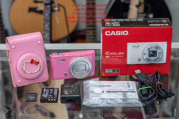 กล้องฟรุ้งฟริ้ง Casio EX-ZR5100 12ล้าน มีกล่อง คู่มือ ที่ชาร์ท เมม 8G ปลอก สภาพใหม่ ส่งฟรี