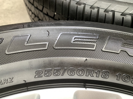 สภาพป้ายแดง ล้อแม็ก ISUZU MU-X ขอบ18 พร้อมยาง 255-60-18 Bridgestone แม็กสวย ยางตุ่มเด้งๆ เส้นสีชัด สภาพป้ายแดง ล้อแม็ก ISUZU MU-X ขอบ18 พร้อมยาง 255-60-18 Bridgestone แม็กสวย ยางตุ่มเด้งๆ เส้นสีชัด