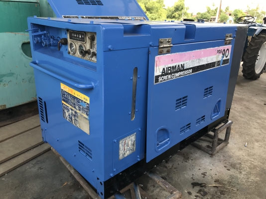 ขายปั๊มลมสกรู  AIRMAN  DPS90S มือสองญี่ปุ่นพร้อมใช้