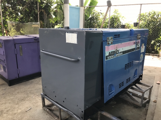 ขายปั๊มลมสกรู  AIRMAN  DPS90S มือสองญี่ปุ่นพร้อมใช้
