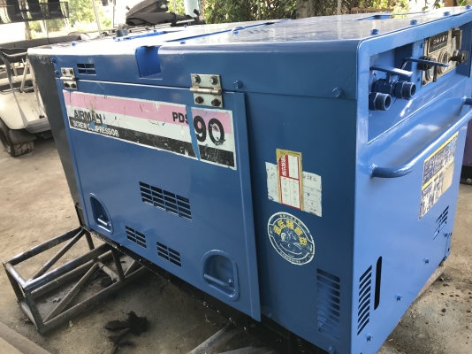 ขายปั๊มลมสกรู  AIRMAN  DPS90S มือสองญี่ปุ่นพร้อมใช้