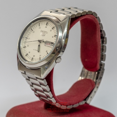 นาฬิกา Seiko Auto ระบบออโต้ ชาย มีบอกวันและวันที่ เดินปกติ ส่งฟรี