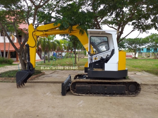 ขายรถขุดMITSUBISHI - MXR-55 เครื่องยนต์มิตซูบิชิ K4M ขนาด 4 สูบ คอนโทรลลูกหมาก ปั๊มเฟือง 3 ตอน มีใบมีด หลังคา แทรคเหล็ก รถเก่านอก มีเอกสาร ยังไม่เคยใช้งานในไทย