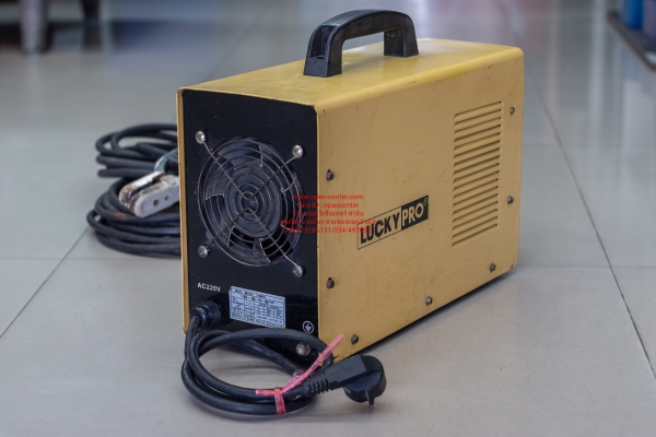 เครื่องเชื่อมอินเวอร์เตอร์ 250 A ยี่ห้อ Lucky Pro รุ่น MMA-250 สภาพดี เครื่องเชื่อมอินเวอร์เตอร์ 250 A ยี่ห้อ Lucky Pro รุ่น MMA-250 สภาพดี