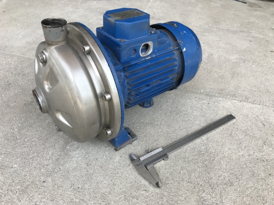 ขายปั๊มน้ำหอยโข่งหัวปั๊มสแตนเลส Stac 2HP. 380V made in Italy สภาพสวยมาก หมุนนิ่ม พร้อมใช้งาน ขายปั๊มน้ำหอยโข่งหัวปั๊มสแตนเลส Stac 2HP. 380V made in Italy สภาพสวยมาก หมุนนิ่ม พร้อมใช้งาน