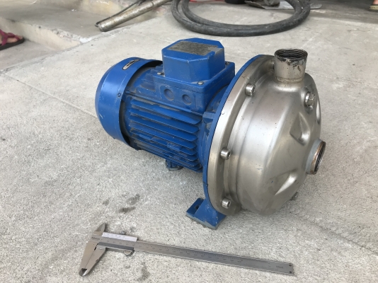 ขายปั๊มน้ำหอยโข่งหัวปั๊มสแตนเลส Stac 2HP. 380V made in Italy สภาพสวยมาก หมุนนิ่ม พร้อมใช้งาน ขายปั๊มน้ำหอยโข่งหัวปั๊มสแตนเลส Stac 2HP. 380V made in Italy สภาพสวยมาก หมุนนิ่ม พร้อมใช้งาน