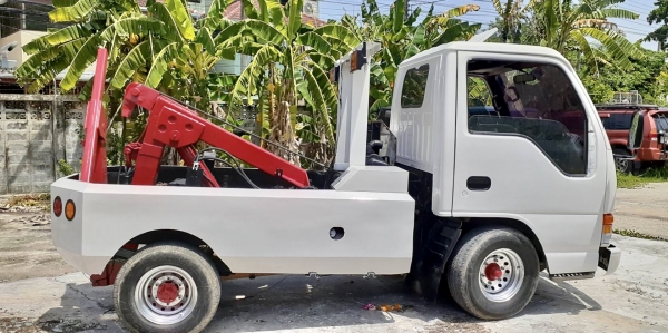 รถยก 4 ล้อพร้อมวิ่งงาน ไม่ติดเวลาระบบไฮโดริควิ้น10ตัน เล่มทะเบียนพร้อม ภาษีไม่ขาดเจ้าของขายเอง ยกรถ6ล้อได้อุปกรณ์ช้อนล้อครบเครื่องช่วงล่าง90\%ขายเงิน 259000รับเทิร์นรถทุกชนิด 082-628-0799 พระราม5 นนทบุรี