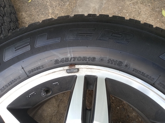 16แถมยางบริสโตน245/70/16ปี12(1เส้น)ปี11(3เส้น) 16แถมยางบริสโตน245/70/16ปี12(1เส้น)ปี11(3เส้น)