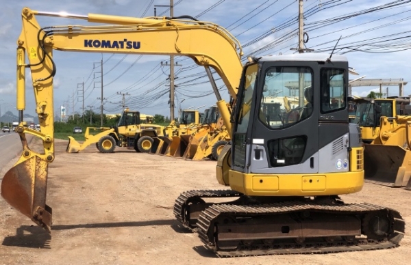 ขายรถขุด KOMATSU PC78US-6 มีลายหัวกระแทก นำเข้าเองจากญี่ปุ่น สภาพสวยพร้อมใช้ มีVDOการทำงานครับ