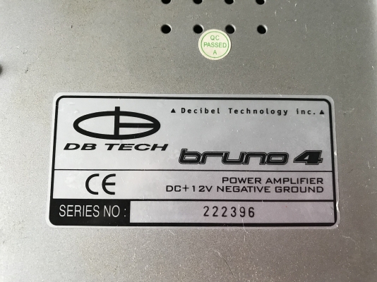 amp 4 ch db tech bruno4 mark2