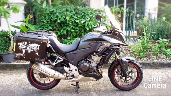 ขาย HONDA CB 500 X ปี 2015 ของแต่งตามรูป ไมล์ 34000 โล ราคา 129,000-บาท ติดต่อ (087-098-9599) ฮัดครั