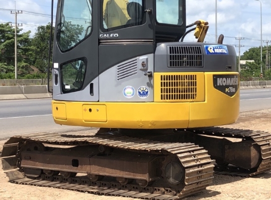 ขายรถขุด KOMATSU PC78US-6 มีลายหัวกระแทก นำเข้าเองจากญี่ปุ่น สภาพสวยพร้อมใช้ มีVDOการทำงานครับ