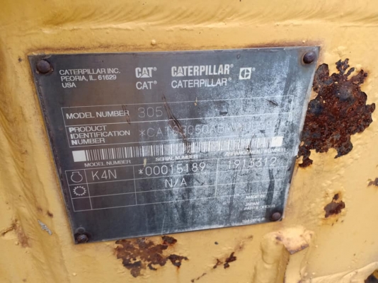 ขายจ้า..CATERPILLAR 305CCR เก่านอกแท้ เดิมๆๆ สภาพสวย ใช้งานมาน้อย พร้อมใช้ โทร 089-3818694 จ๊อย ขายจ้า..CATERPILLAR 305CCR เก่านอกแท้ เดิมๆๆ สภาพสวย ใช้งานมาน้อย พร้อมใช้ โทร 089-3818694 จ๊อย