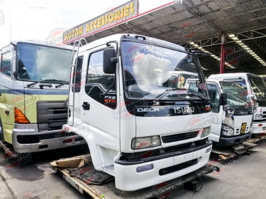 หัวเก๋ง  ISUZU DECA 270 2 ใบปัด ทำสีขาว