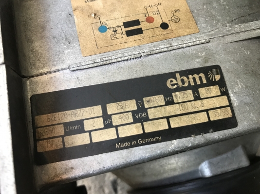 ขายพัดลมโบวเวอร์ดูด-เป่าอากาศ EBM made in Germany 220V 80W ไฟบ้าน สภาพสวยมาก หมุนนิ่ม ลมแรง พร้อมใช้งาน ขายพัดลมโบวเวอร์ดูด-เป่าอากาศ EBM made in Germany 220V 80W ไฟบ้าน สภาพสวยมาก หมุนนิ่ม ลมแรง พร้อมใช้งาน