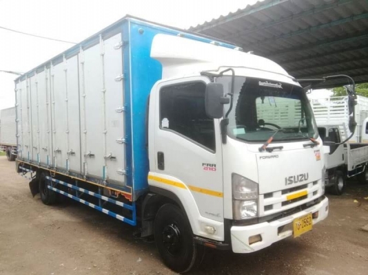 6 ล้อกลาง EURO3 ISUZU FRR 210 แรงม้า คอมมอนเรว * ยาว 6.50 ม.* ปี2557 รถสวยเดิม+สภาพพร้อมใช้งาน * รถห