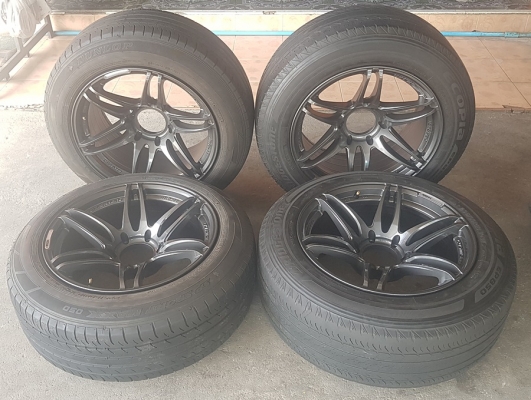 ล้อมือ2 COSMIS MR2 9.5 ขอบ18 พร้อมยาง  4 ล้อ