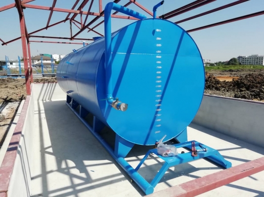 ขายถังน้ำมันใหม่ขนาด 20,000 ลิตร เหล็กหนา 4 มม.ผลิตเอง ราคาใบละ 70,000 บาท  ถังใหม่ผลิตเอง