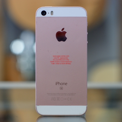 iphone SE 16 GB เครื่องศูนย์ไทย สี Pink Gold สภาพใหม่ ส่งฟรี iphone SE 16 GB เครื่องศูนย์ไทย สี Pink Gold สภาพใหม่ ส่งฟรี