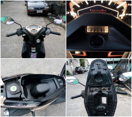 Yamana Mio 125i หัวฉีด ล้อแม็ก วิ่ง 2หมื่นนิดๆ จด2556 ภาษี 2562 ชุดโอนพร้อม ไม่ขาดต่อ