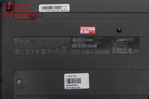 โน้ตบุ๊ค hp รุ่น Probook430 Core i5-5200U Ram 8G HDD 500GB ที่ชาร์ท กระเป๋า